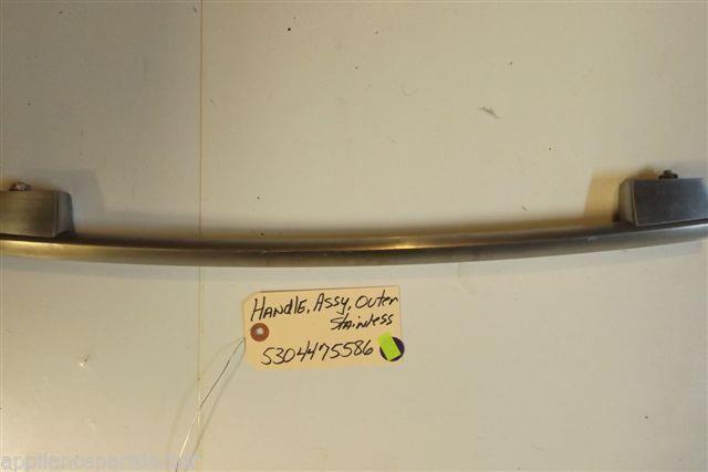 FRIGIDAIRE DISHWASHER 5304475586 Handle Assembly,outer ,stainless USED FRIGIDAIRE DISHWASHER 5304475586 Handle Assembly,outer ,stainless USED